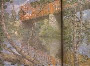 julian alden weir Le pont rouge china oil painting artist
